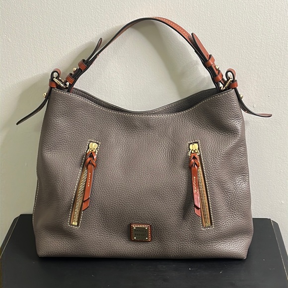 Dooney & Bourke Handbags - Dooney & Bourke Leather Taupe Purse